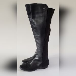 Vince Camuto Karita Women's Black Leather Tall Boot Size 7 M